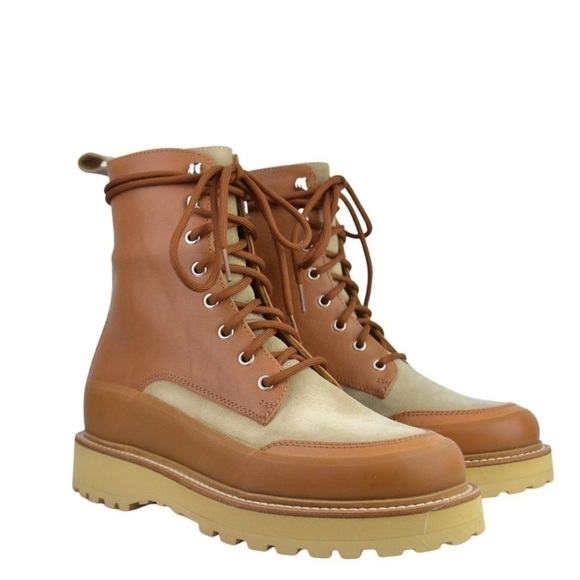 Ulla Johnson Etna Leather Combat Boots Sz 5 Sz 35 NIB - Picture 2 of 16